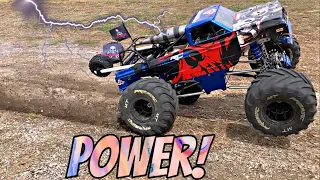 Big Bad Gas Machine! RC Monster Truck Show! Primal Raminator!