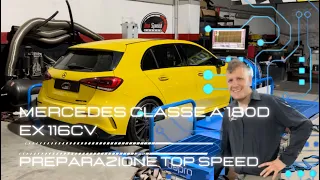 Mercedes Classe A 180d ex 116cv - Preparazione Top Speed