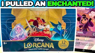 I PULLED ENCHANTED RARE CARD! Disney Lorcana: The First Chapter Booster Box OPENING!