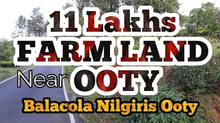 11 Lakhs Farm land for sale Ooty Nilgiris Balacola Kaikatty Agricultural Farm House Land Low Budget