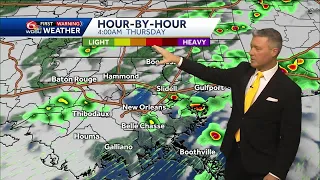 Tracking our next round of storms along a weak front