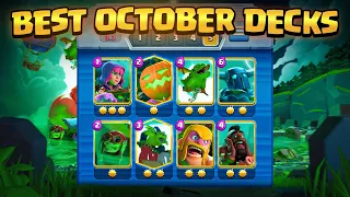 TOP 5 CLASH ROYALE DECKS for OCTOBER 2021!