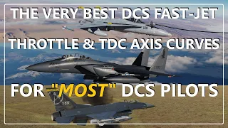 HOTAS SETTINGS ARE DIFFERENT FOR EVERYONE - BUT THESE SEEM TO HELP MANY, MANY DCS PILOTS