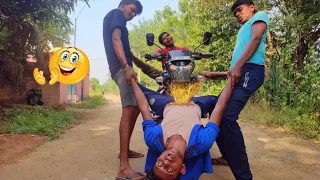 TRY TO NOT LAUGH CHALLENGE Must watch new funny video 2020_by fun sins।village boy comedy video।ep26