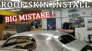 Main Roof Section Install Part 2- Ep.27 - 1940 Ford Coupe Inspired M40C Build