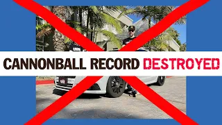 Shocking New Cannonball RECORD!!!