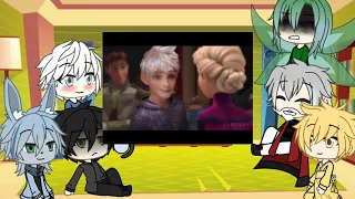 Rise of the guardians react to Elsa and little bit of others (My Au) [Gacha life]