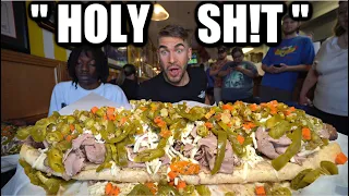 BIGGEST ROAST BEEF SANDWICH CHALLENGE IN USA (No Winners in 4 Years) | The "Sears Tower"