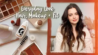 An Everyday Look⎢ Hair, Makeup & Fit ⎢Julia Adams