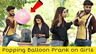 Popping Balloons Prank on Cute Girls @ThatWasCrazy