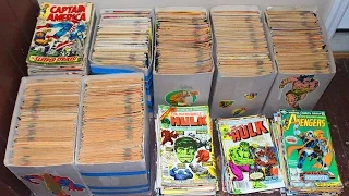 Epic 1000 Comic Book Collection Garage Sale Haul Silver Age Bronze Age Key Issue Video