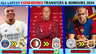 🚨 Mbappé to Madrid ✅ Haaland to Barca Boom🚨,Arne Slot to Liverpool ✅ | All latest transfer news 2024
