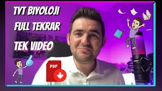 TYT Biyoloji Full Tekrar Genel Tekrar Tek Video + PDF 📄