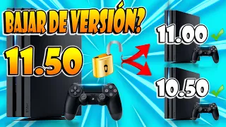 SI hay Posibilidad de Bajar de versión ( REVERTIR ) Tu Ps4 para poder liberarla a 11.00 o mas abajo!