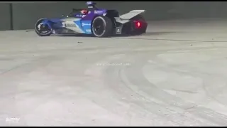 Alex Lynn crash that ended Formula E Race at Diriyah