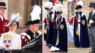 KATE MIDDLETON Dazzles as royal make histoy, King and Queen lead first historic Garter procession