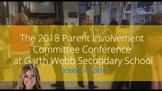 Parent Involvement Committee Conference recap - October 2018