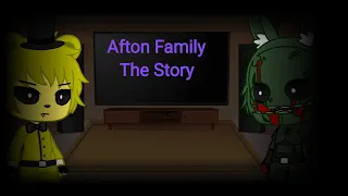 Fnaf реагирует на Afton Family:The Story/Gacha club/Animation