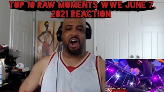 Top 10 Raw moments WWE Top 10, June 7, 2021 REACTION
