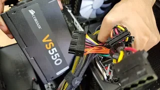 How To Remove A Power Supply Unit From A PC Case | Basic PC Build & Repair Skill