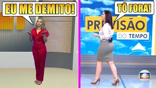 FAMOSOS QUE SE DEMITIRAM AO VIVO! #2