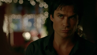 The Vampire Diaries: 8x07 - Caroline gives Elena's necklace to Damon, he threatens to kill [HD]