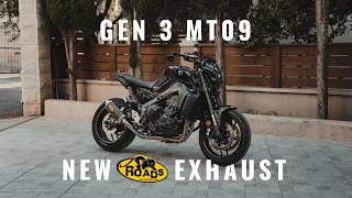 2022 Yamaha MT09- Roadsitalia Exhaust installation and review