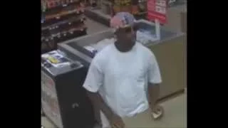 Surveillance Video of Convenience Store Robbery Suspect