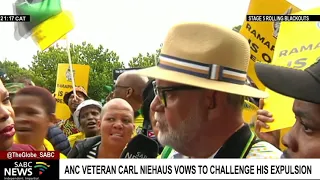 Carl Niehaus vows to fight his expulsion from the ANC