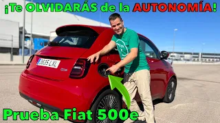 ¡Con este COCHE ELÉCTRICO urbano ya NO tendrás que PREOCUPARTE por la AUTONOMÍA! Fiat 500e MOTORK