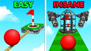 This troll course will test your skill in Golf It