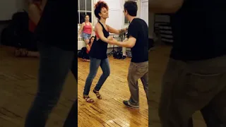 Lêh Oliveira (forro dance instructor from Brasilia) at Forró New York