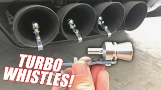 TURBO EXHAUST WHISTLES vs. 841hp CORVETTE!