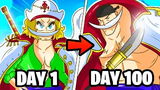 I Survived 100 Days As WHITEBEARD in Roblox (Blox Fruits)