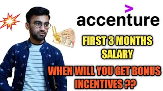 Accenture First 3 months Salary WFH Set up allowances Joining Bonus internet allowances