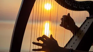 Beautiful Instrumental Music ☀️ Heavenly Harp Instrumental