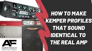 Making Kemper Profiles That Sound Identical To The Real Amp Tutorial
