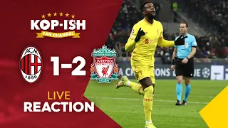 LIVE MATCH REACTION | 100% RECORD | AC MILAN 1-2 LIVERPOOL | UEFA CHAMPIONS LEAGUE MATCH DAY 6