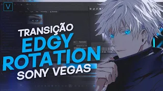 Transição Edgy Rotation no Sony Vegas - Tutorial