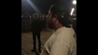 Girl Harasses Fishermen on Pier During Fathers Day || ViralHog