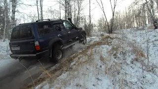 Кто заедет в лютую горку? Land Cruiser 80 vs УАЗ Патриот vs Delica. OffRoad