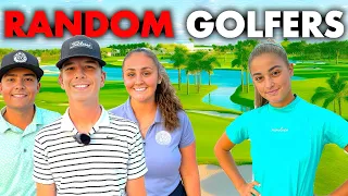 I Challenged 3 RANDOM Golfers To A Match