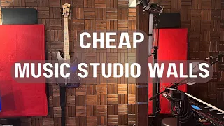 Cheap and effective Studio wall covering