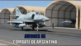 Los aviones de combate de Argentina