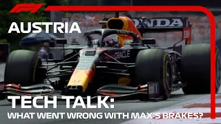 A Look At Max Verstappen's Braking Issue | F1 TV Tech Talk | 2021 Austrian Grand Prix