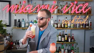 The Miami Vice Cocktail | 2 ways to make it