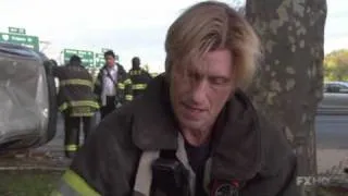 Rescue Me S5E13, Denis Leary, traffic accident