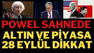 Powel Sahnede Altında 28 Eylül'e Dikkat ! ABD Kriz Provasında, Dolar Yorumları