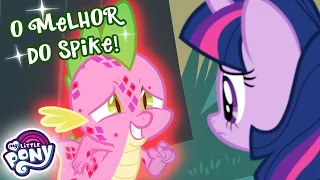 My Little Pony em português 🦄 | A Amizade é Mágica: O MELHOR do Spike! | 1.5 Horas
