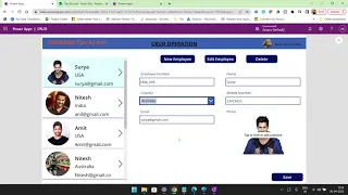PowerApps CRUD Operation using Gallery and Form Control | PowerApps gallery view item details